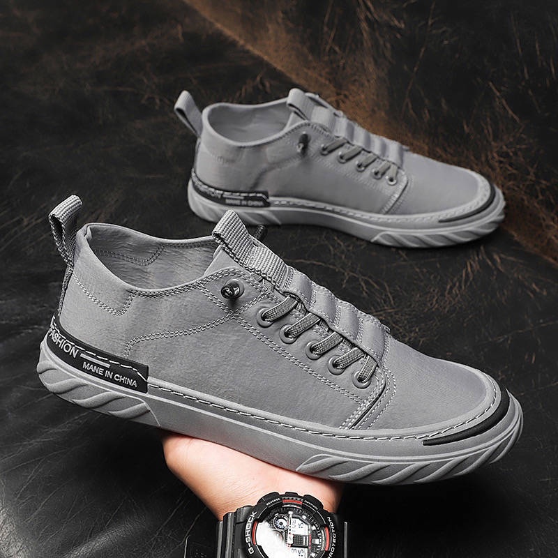 Giày thể thao vải canvas mỏng thoáng khí chống trượt thời trang mùa hè cho nam