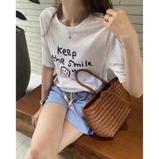 ÁO PHÔNG NỮ CỘC TAY AP317-AP KEEP SMILE