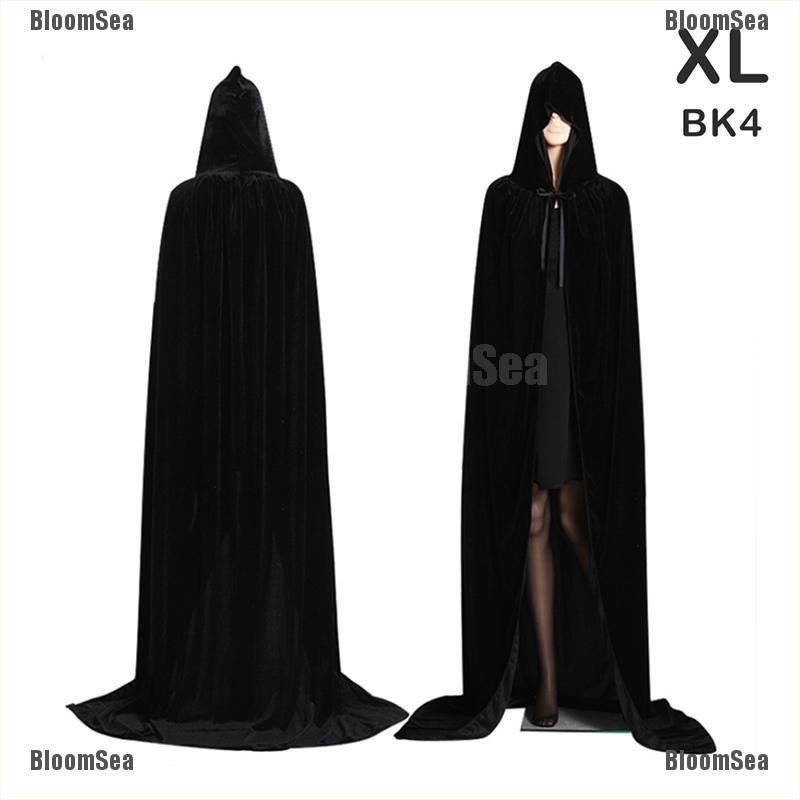 Áo choàng có mũ hóa trang ma cà rồng thời trung cổ bằng vải nhung | BigBuy360 - bigbuy360.vn