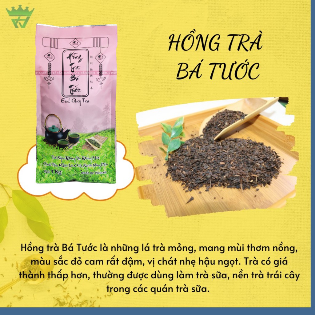 Hồng Trà Bá Tước WECHA, Earl Grey Tea Pha Trà Sữa, Trà tắc, Trà Đào, Trà Trái Cây