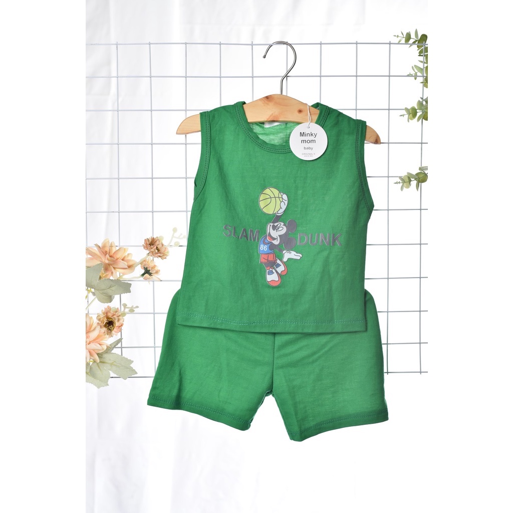 BỘ MICKEY BA LỖ MÙA HÈ CHO BÉ 5-20KG ( KÈM ẢNH THẬT)