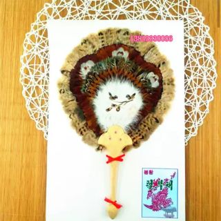 Quạt lông vũ (lông chim trĩ)