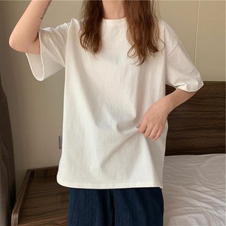 Áo phông trơn chất cotton, áo thun 2T Unisex form rộng, tay lỡ thiết kế basic P20