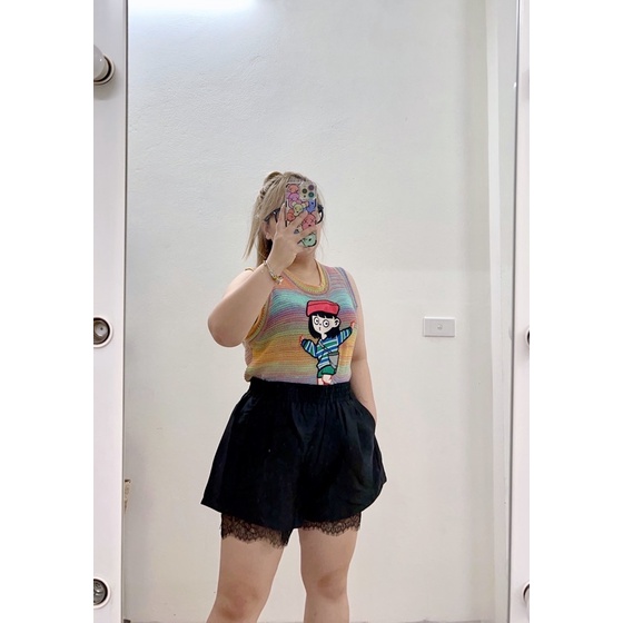 Quần sooc tacta chân ren hàng Loại 1