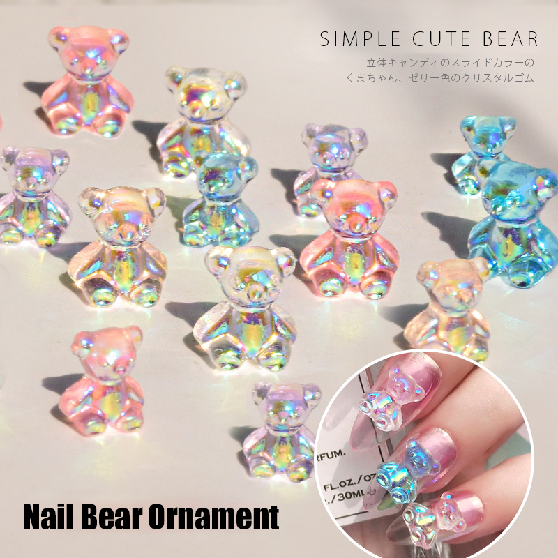 [Hàng mới về] Hộp hạt phụ kiện 3D trang trí móng tay