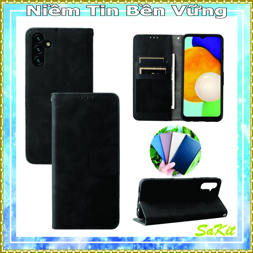 Bao da may viền ví để tền, điện thoại  samsung a6, a6 plus, a8, a8 plus, a7 2018, a9  - hit nam châm