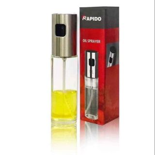 Bình xịt dầu ăn rapido dạng chai inox