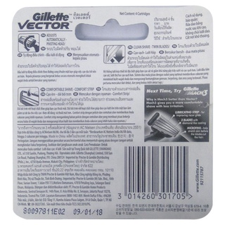 VỈ 4 LƯỠI DAO CẠO RÂU GILLETTLE VECTOR