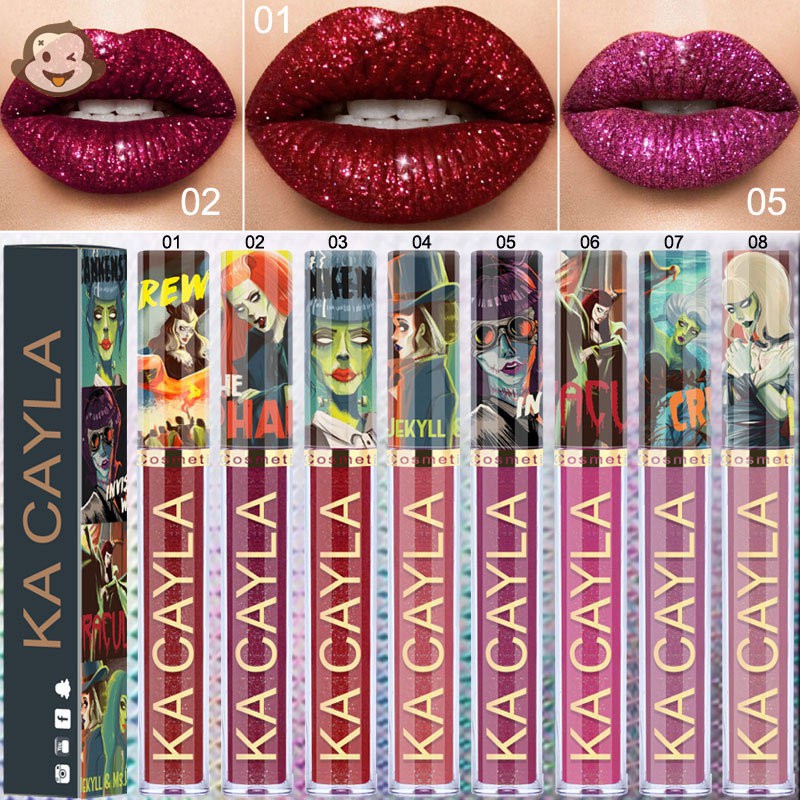 (Hàng Mới Về) 1 Son Kem Ánh Kim Lấp Lánh Chống Nước Bền Màu Dài Lâu | BigBuy360 - bigbuy360.vn