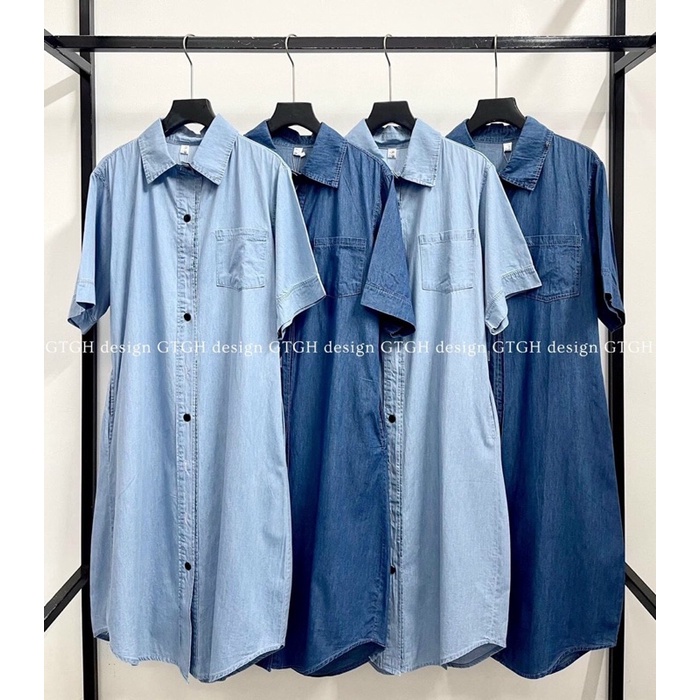 Váy sơ mi denim