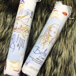 Bông Tẩy Trang BELLA Duo Cotton của Pháp 100 miếng