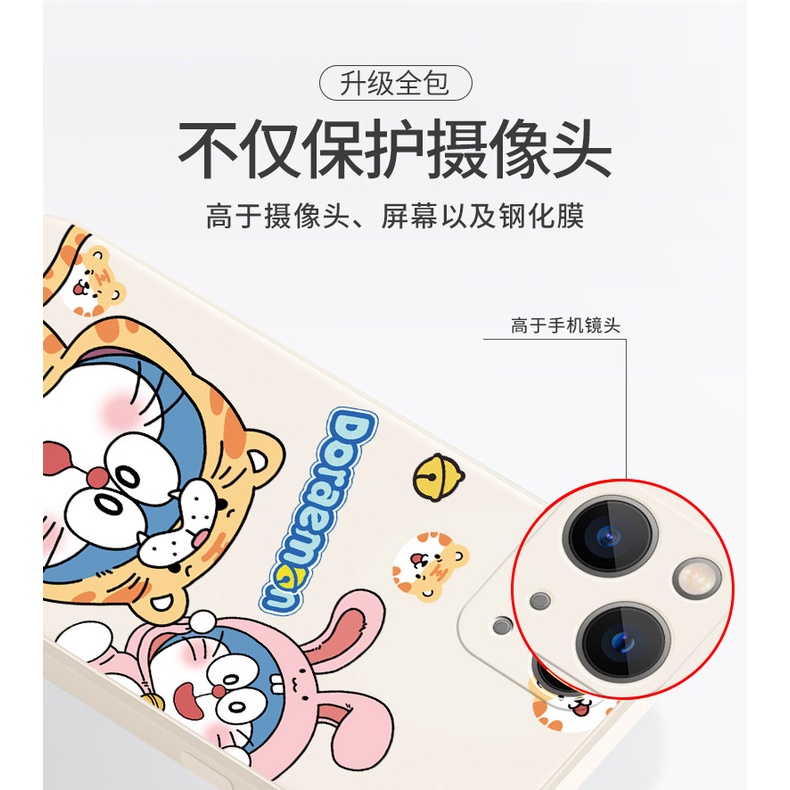 Ốp Điện Thoại Silicone Chống Rơi In Hình doraemon Cho Apple Iphone 11 XR XS Max 7 8P 6S SE 13 Pro Max