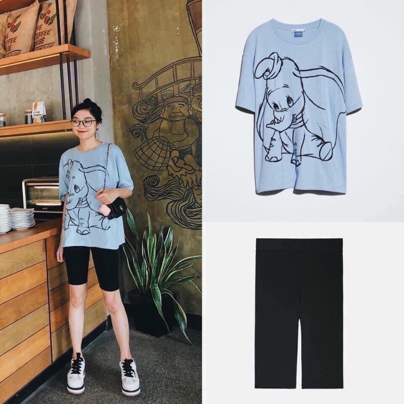 Quần legging ngố Rainbow Thái Lan tôn dáng, nâng mông