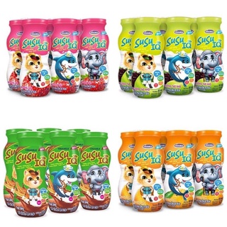Thùng sữa chua uống susu lọ 80ml các vị dâu cam táo nho và socola