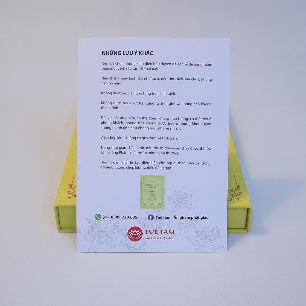 Hướng dẫn chép Kinh