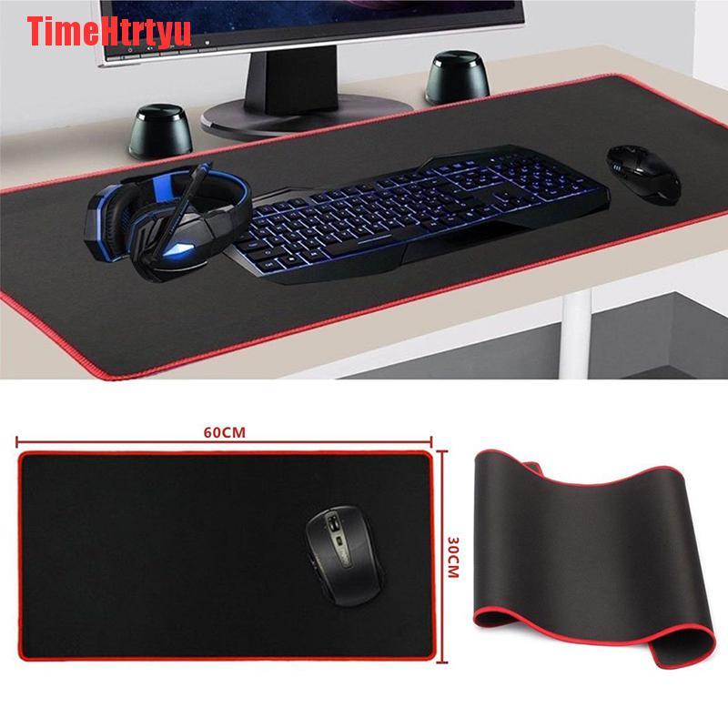 TimeHtrtyu Extra Large XL Gaming Mouse Pad Mat for PC Laptop Macbook Anti-Slip 60cm*30cm
