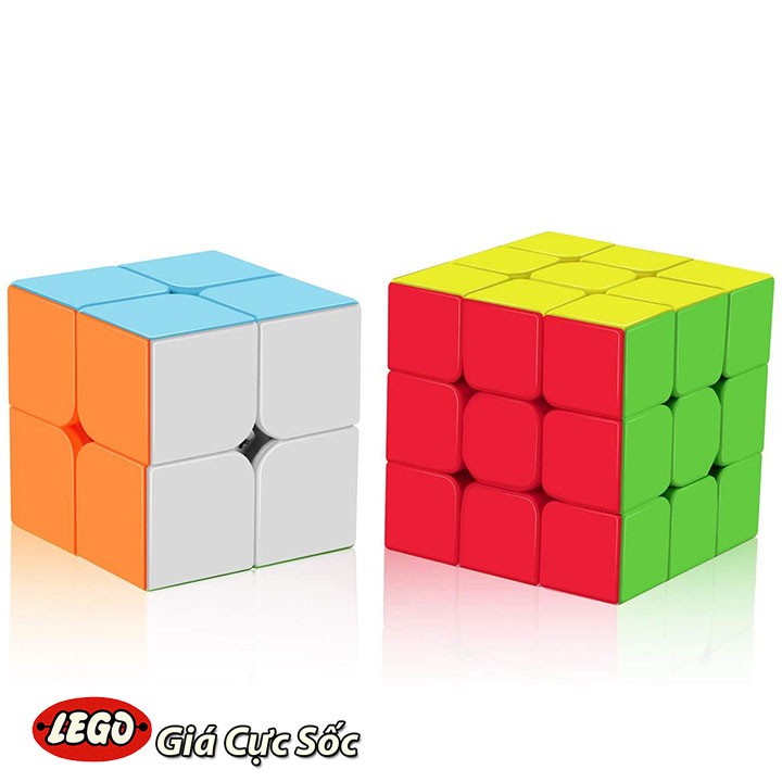 Combo 2 Hộp Rubik Qiyi Sail Meilong 2x2 + 3x3 . Rubic Khối Lập Phương Ma Thuật, Trơn Mượt, Bẻ Góc Cực Tốt