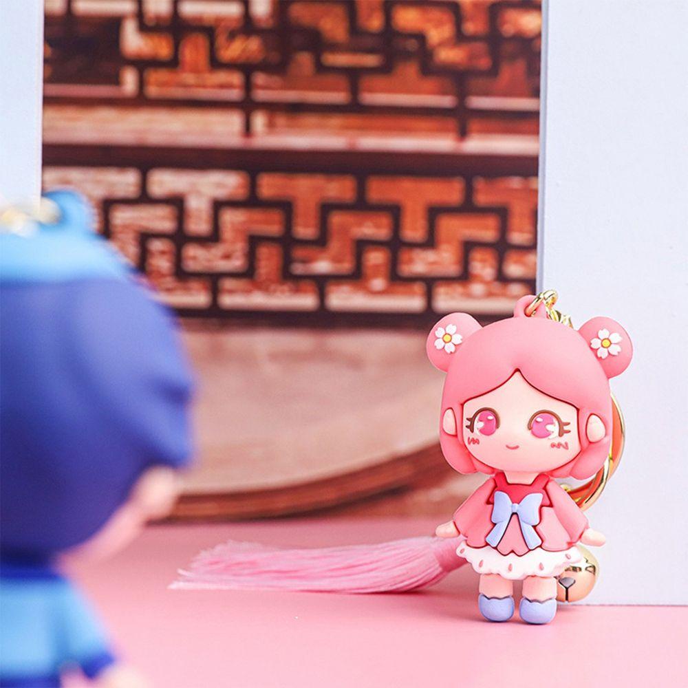 Móc Khóa Búp Bê Hanfu Tua Rua Dễ Thương