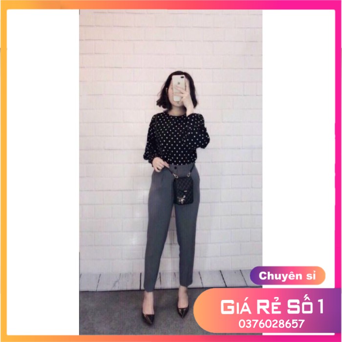 Quần baggy quần tây nữ - quần công sở đi làm đi chơi đều đẹp