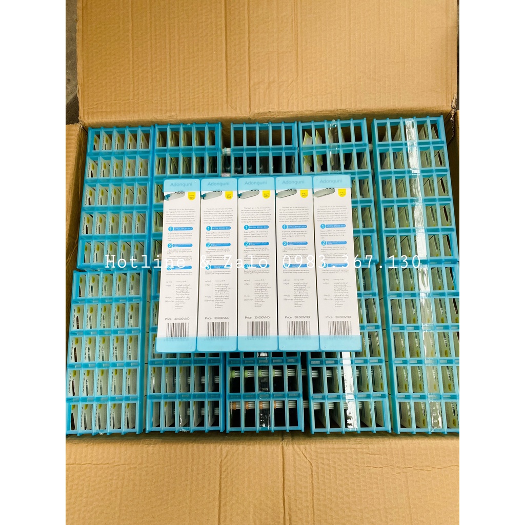 30 Chiếc bàn chải đánh răng Adonguni trẻ em MSP 005 - Vỉ