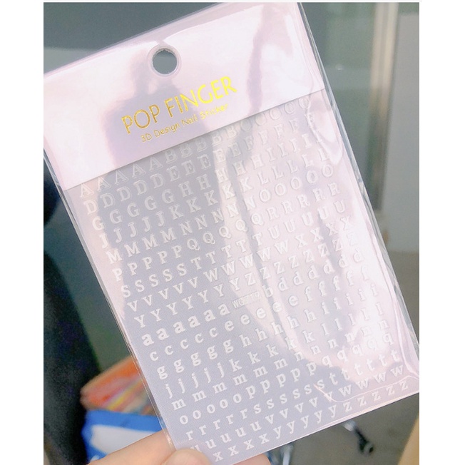 sticker trang trí nail