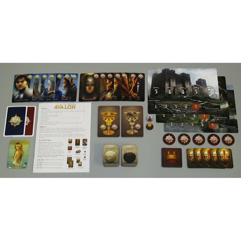 Trò chơi AVALON - Avalon Game Cards Lancelot | Bộ thẻ bài trò chơi Truyền Thuyết Vua Arthur  -Sứ Mệnh Hiệp Sĩ