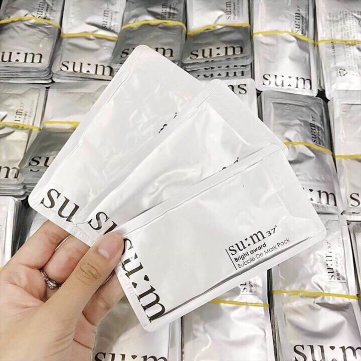 MẶT NẠ SỦI BỌT THẢI ĐỘC DA SUM 37 BRIGHT AWARD BUBBLE-DE MASK