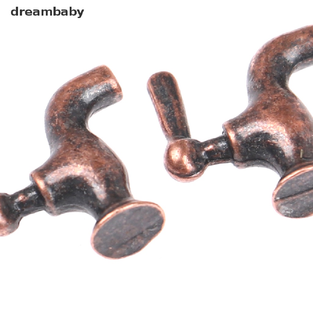 Bộ 4 Vòi Nước Kim Loại Tỉ Lệ 1: 12 Dùng Trang Trí Nhà Búp Bê