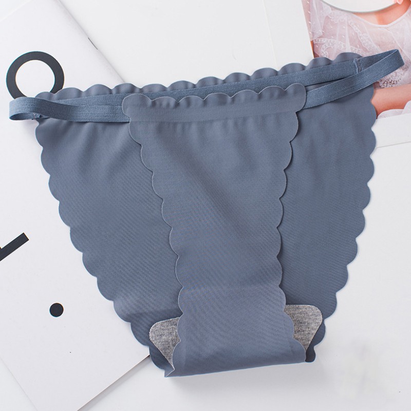 [Mã 12FASHIONSALE1 giảm 10K đơn 50K] [Che tên] Quần lót tam giác lụa băng không đường may | BigBuy360 - bigbuy360.vn