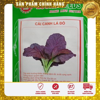 Hạt giống cải canh lá đỏ -20gr