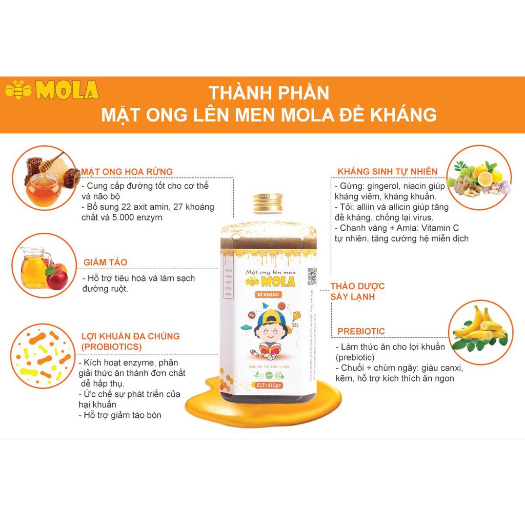 [NEW] Mật Ong Lên Men MOLA ĐỀ KHÁNG