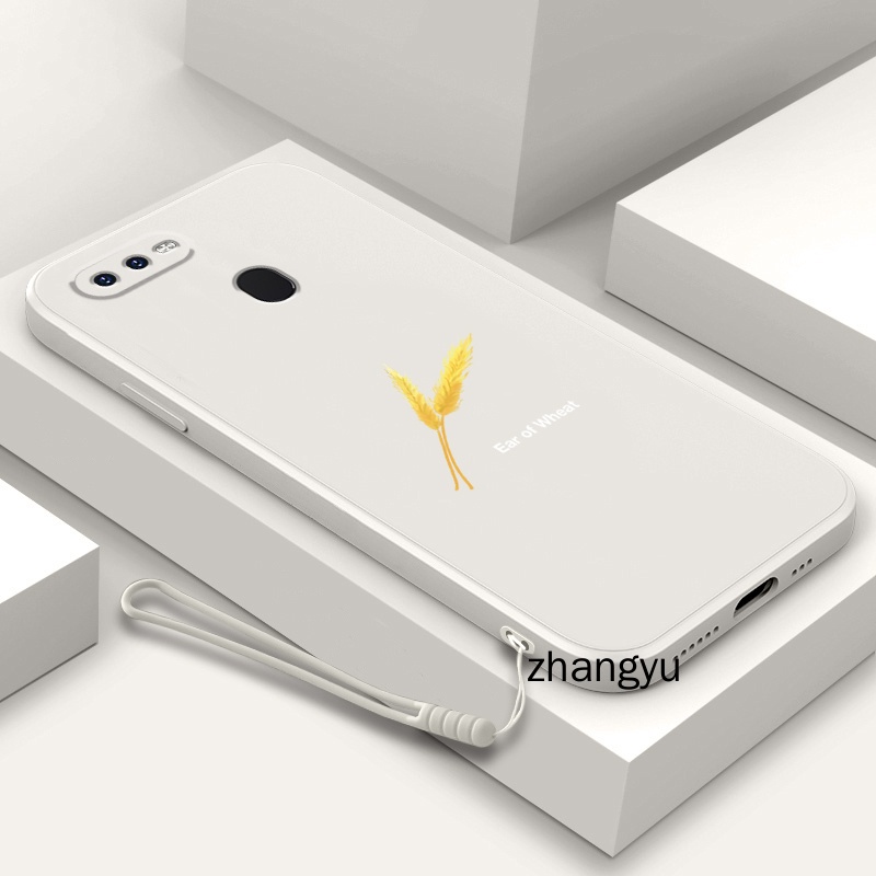 Ốp lưng OPPO A5S A12 A7 OPPO A3S A5 A12E OPPO F9 PRO OPPO F7 F5 A73 silicone TPU vàng lúa mạch trường hợp điện thoại OPPO A5S A12 A7 OPPO A3S A5 A12E OPPO F9 PRO OPPO F7 F5 A73