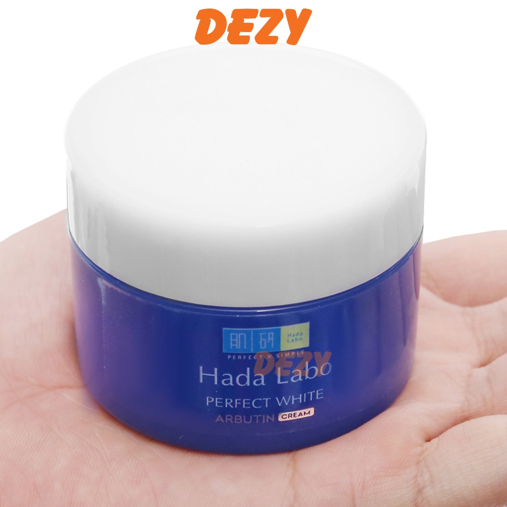 Kem Dưỡng Ẩm Trắng Da Hada Labo Perfect White Arbutin Cream - Chăm Sóc Da Cấp Ẩm Skincare Hadalabo Vitamin C Rohto Dezy