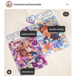 Decor sticker - random pack 10 bé sticker siêu dễ thương từ atomatona