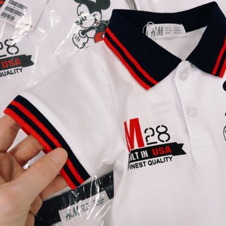 Áo thun polo mickey HM cho bé trai