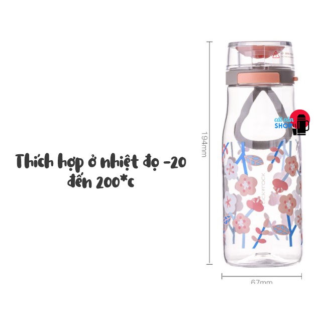 [Có Video]Bình Nước nhựa Tritan Lock&Lock One Touch dung tích 500ml ABF687