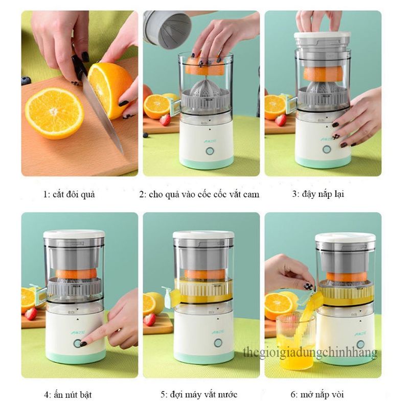 Máy Vắt Cam Migecon (phiên bản tiếng Anh) Nội Địa Trung