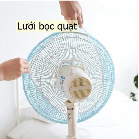 Lưới vải bọc quạt giữ an toàn cho bé_𝐏𝟑𝟒