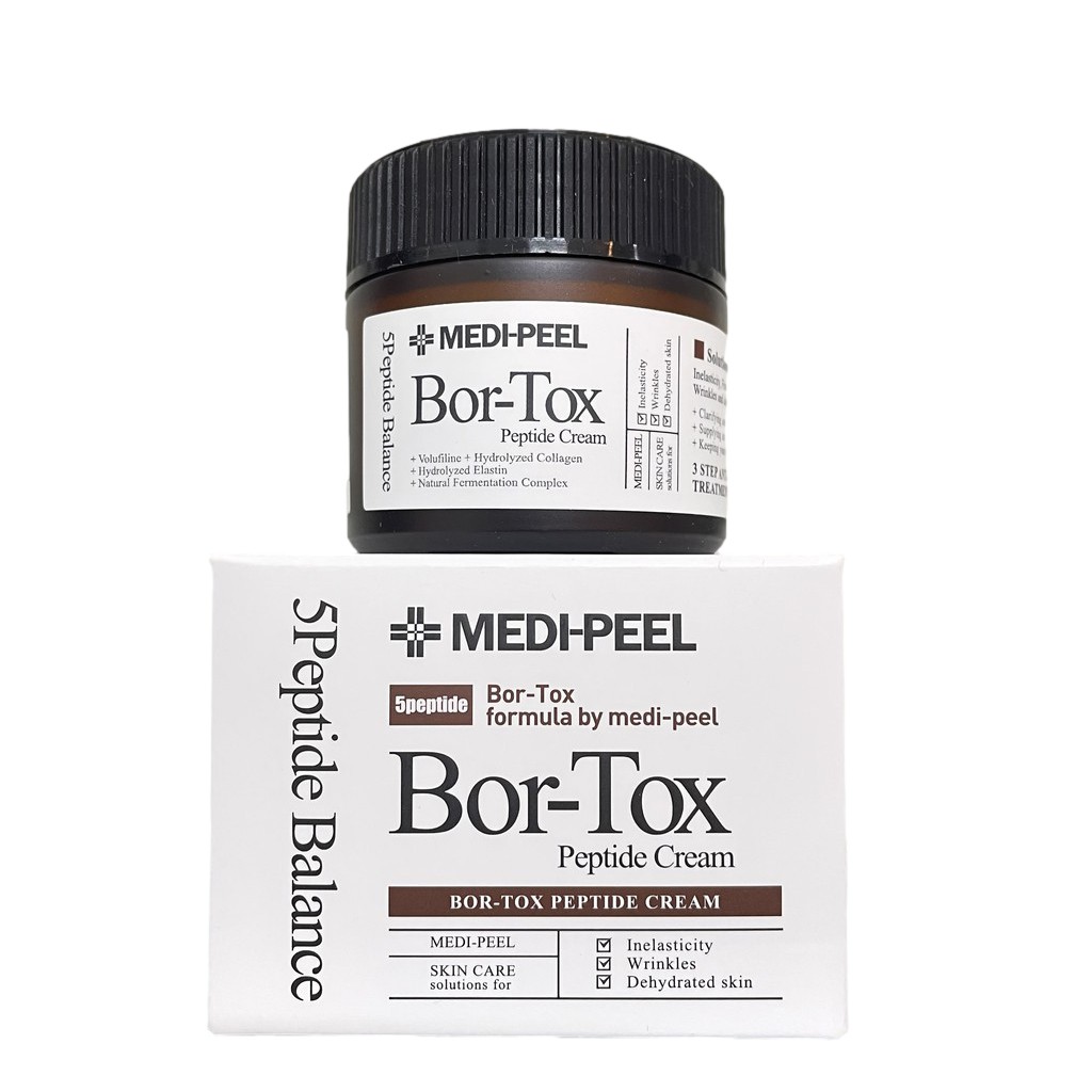 Kem dưỡng da phục hồi da dưỡng ẩm tẩy sạch chất bẩn tế bào chết cho da MEDIPEEL BORTOX PEPTIDE CREAM LUVELA KD16