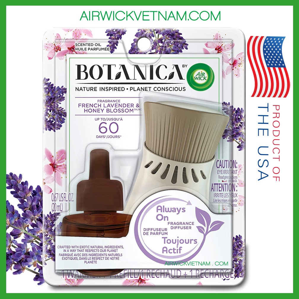 Bộ Tinh Dầu Cắm Điện Airwick Botanica 25ml của Mỹ🇺🇸