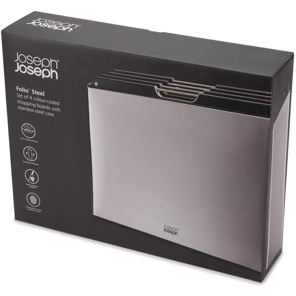 Bộ Thớt Kháng Khuẩn Joseph Joseph Folio Steel