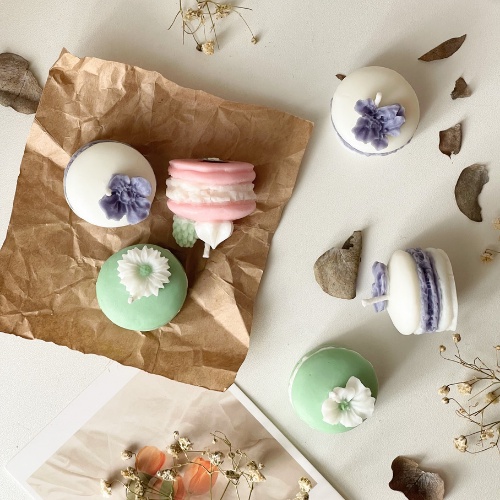 Nến Macaron Xinh Xắn Tiệm Casti