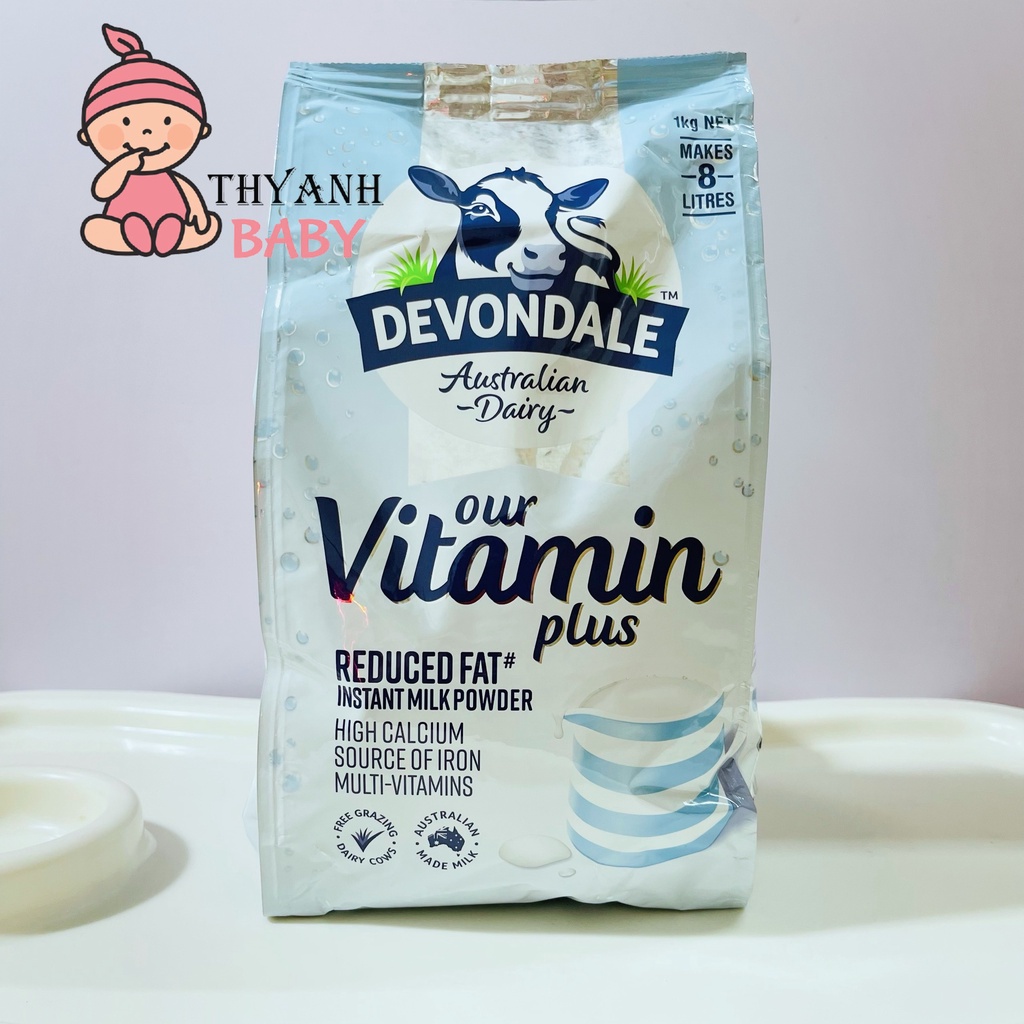 SỮA BỘT DEVONDALE OUR VITAMIN PLUS 1KG ÚC