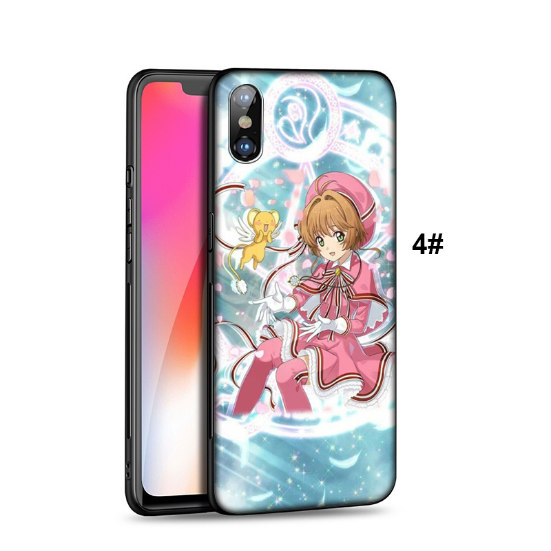 Ốp Lưng Mềm In Hình Sakura Thủ Lĩnh Thẻ Bài Sakura Cho Iphone Xr X Xs Max 6 6s 7 8 Plus 5 5s Se 2020 Le86