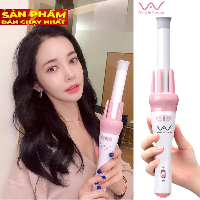 [BH 6 Tháng] Máy uốn tóc tự động xoay 360 3 in 1 siêu tiện lợi  BH 6 Tháng