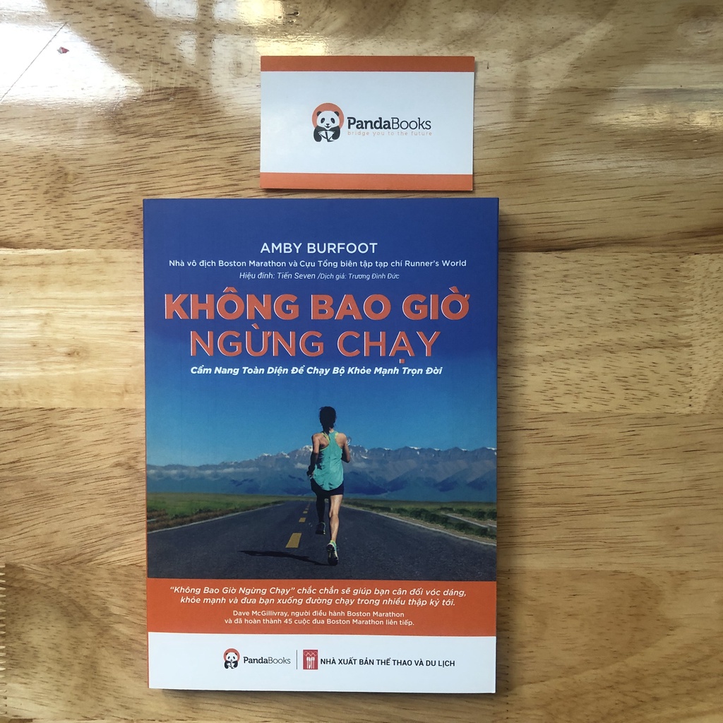 Sách - KHÔNG BAO GIỜ NGỪNG CHẠY - Pandabooks