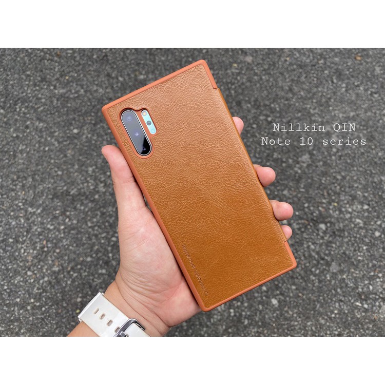 Bao Da Nillkin QIN Series Dành Cho Samsung Galaxy Note 10 PLus Cao Cấp