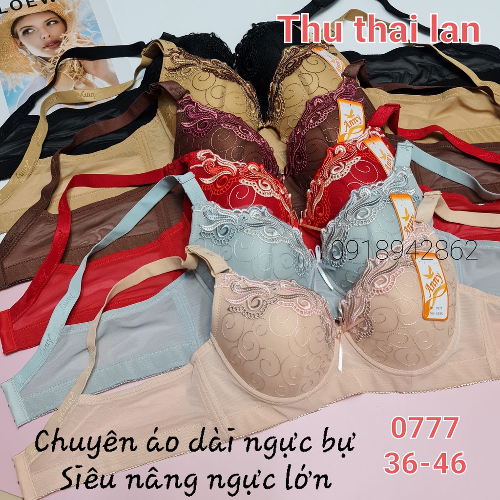 [ThaiHouse] 0777 - Áo bản to, dây chắc nịch ôm sát