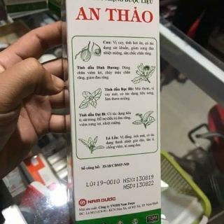 AN THẢO nước xúc miệng thảo dược