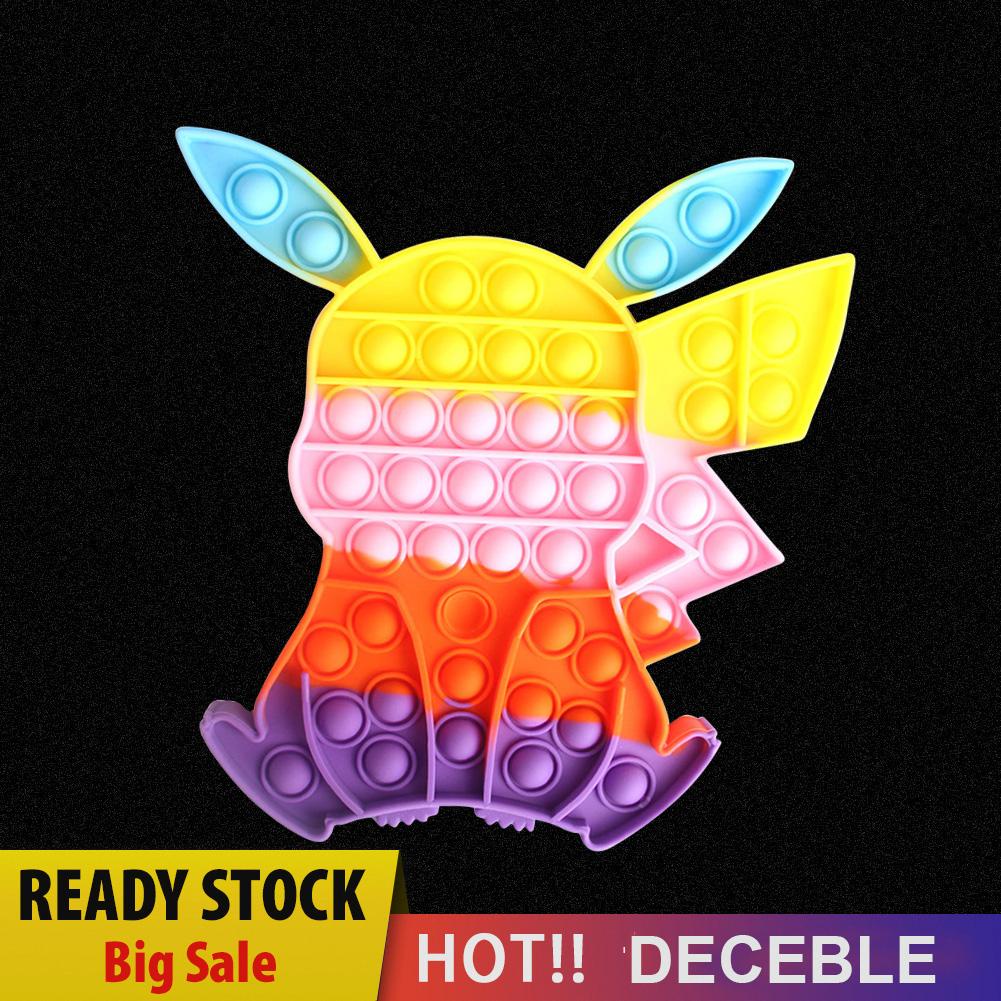 Đồ Chơi Silicone Tạo Bong Bóng Hình Hoạt Hình Giáo Dục Sớm Cho Bé